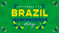 Brazil Independence Patterns Facebook Event Cover Image Preview