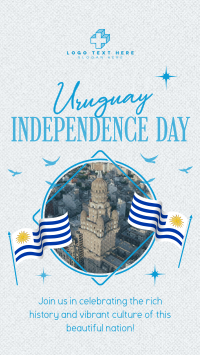 Uruguay Independence Celebration Instagram Story Design