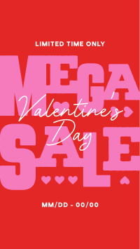 Valentine's Mega Sale Facebook Story Design