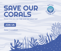 Care for the Corals Facebook post Image Preview