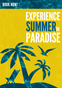 Summer in Paradise Flyer Design