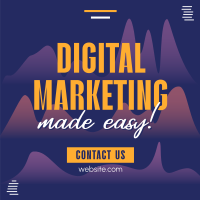 Digital Marketing Business Solutions Instagram Post Design