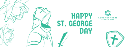 Saint George Knight Facebook cover Image Preview
