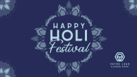 Holi Mandala Facebook event cover Image Preview