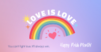 Love Is Love Facebook Ad Design