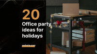 Office Holidays Facebook Event Cover Design
