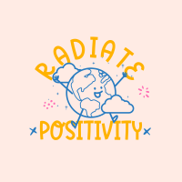 Positive Vibes Instagram Post Design