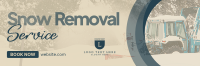 Snow Removal Service Twitter Header Design