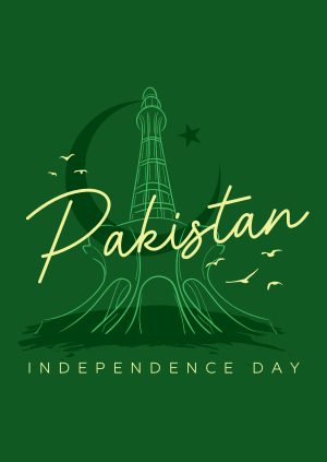 Pakistan Independence Day Poster Image Preview