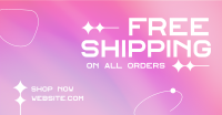 Minimal and Gradient Shipping Facebook ad Image Preview
