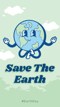 Modern Earth Day Facebook Story Design