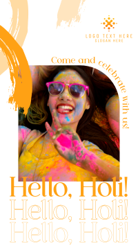 Hello Holi YouTube short Image Preview