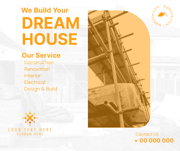 House Construct Facebook Post Design Image Preview