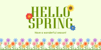 Hello Spring! Twitter post Image Preview