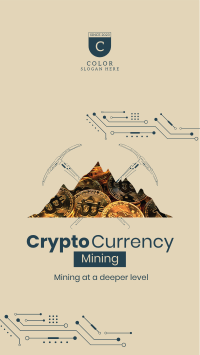 Crypto Mining Facebook Story Design