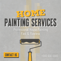 Home Painting Services Linkedin Post Design