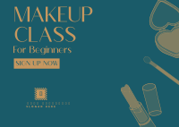 Beginner Makeup Class Postcard Image Preview