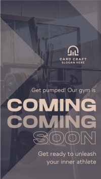Fitness Gym Opening Soon Instagram reel Image Preview