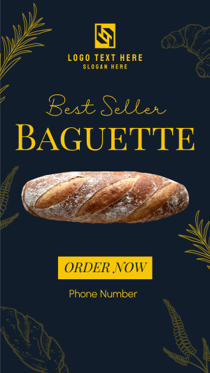 Best Selling Baguette Facebook story Image Preview