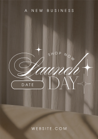 Sophisticated Launch Day Poster Preview