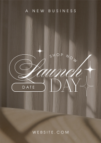 Sophisticated Launch Day Poster Image Preview