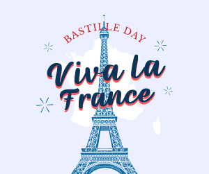 Celebrate Bastille Day Facebook post Image Preview
