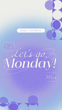 Monday Goals Motivation TikTok video Image Preview