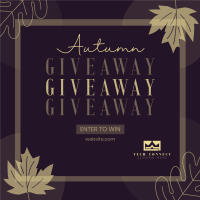 Cozy Leaves Giveaway Instagram post Image Preview
