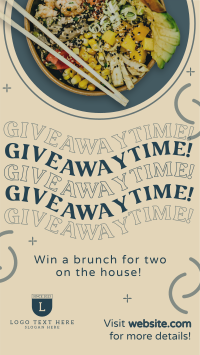 Giveaway Food Bowl Instagram story Image Preview
