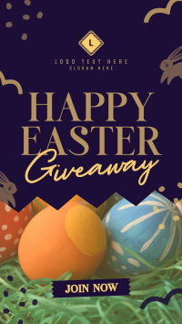 Quirky Easter Giveaways TikTok Video Design