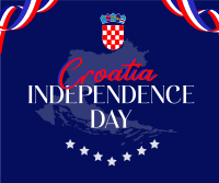 Love For Croatia Facebook Post Design
