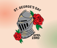 Helm and Roses Facebook Post Design