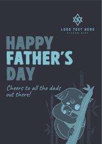 Father's Day Koala Flyer Image Preview
