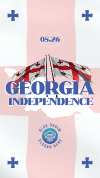 Georgia Independence Day Celebration Instagram Reel Image Preview