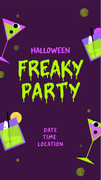 Freaky Party Facebook story Image Preview