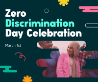 Playful Zero Discrimination Celebration Facebook post Image Preview