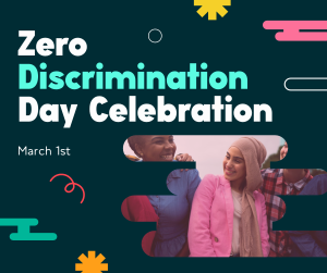 Playful Zero Discrimination Celebration Facebook post Image Preview