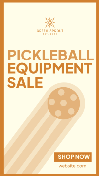 Mid-Century Pickleball Sale TikTok Video Image Preview