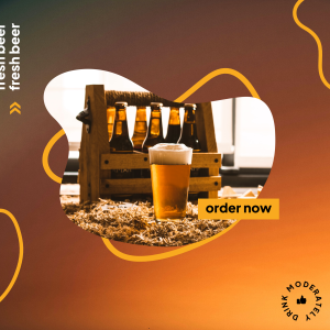 Fresh Beer Order Now Instagram post Image Preview