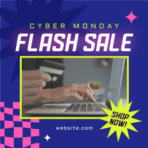 Cyber Flash Sale Instagram post Image Preview