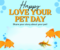 Bubbly Pet Day Facebook Post Design