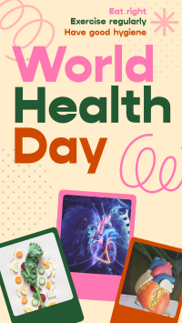 Retro World Health Day Video Image Preview