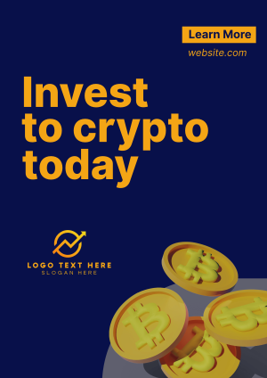 Invest to Crypto Flyer Image Preview