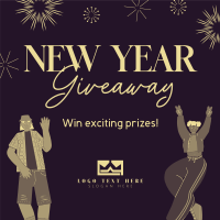 New Year's Giveaway Instagram post Image Preview