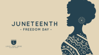 Beautiful Woman Juneteenth Facebook event cover Image Preview