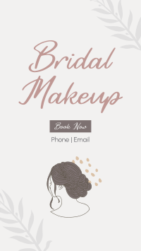 Bridal Makeup Instagram Story Design