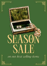 Earthy Jewelry Sale Poster Image Preview