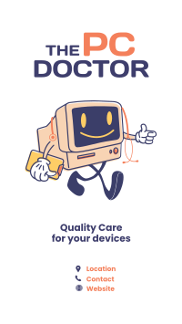 The PC Doctor Facebook Story Design