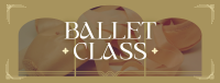 Sophisticated Ballet Lessons Facebook Cover Design