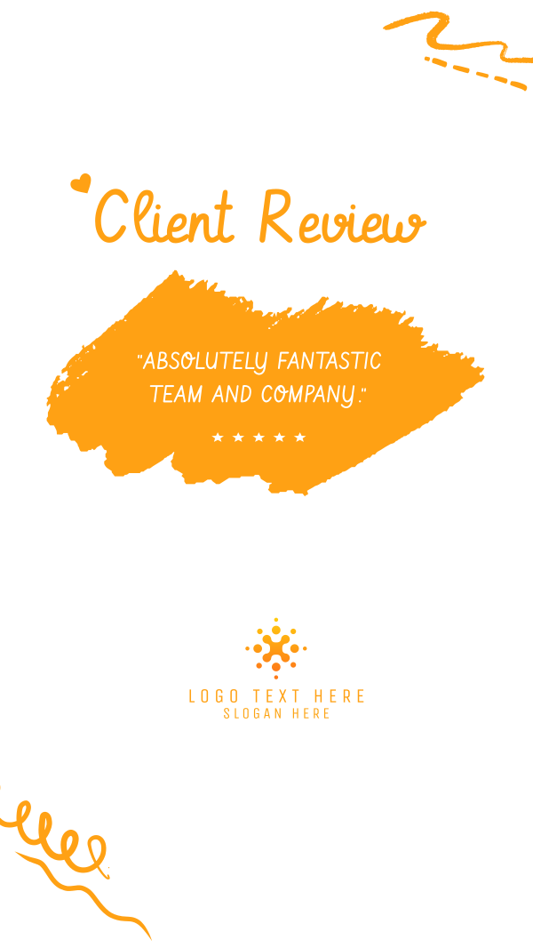 Client Review Instagram Story Design Image Preview